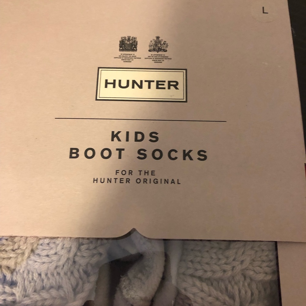 Hunter kids boot socks